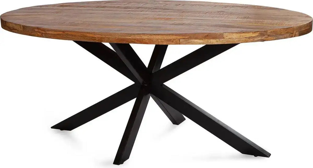Eettafel Jos Ovaal - Mangohout