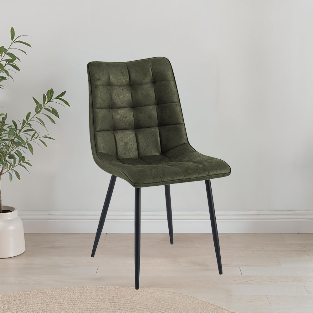 Eetkamerstoel Lucille CEP 04 Army Groen