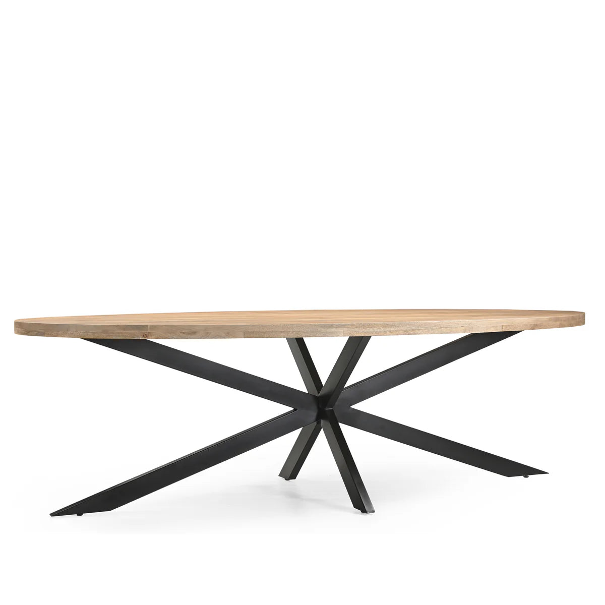 Eettafel Boris - Mangohout Ovaal