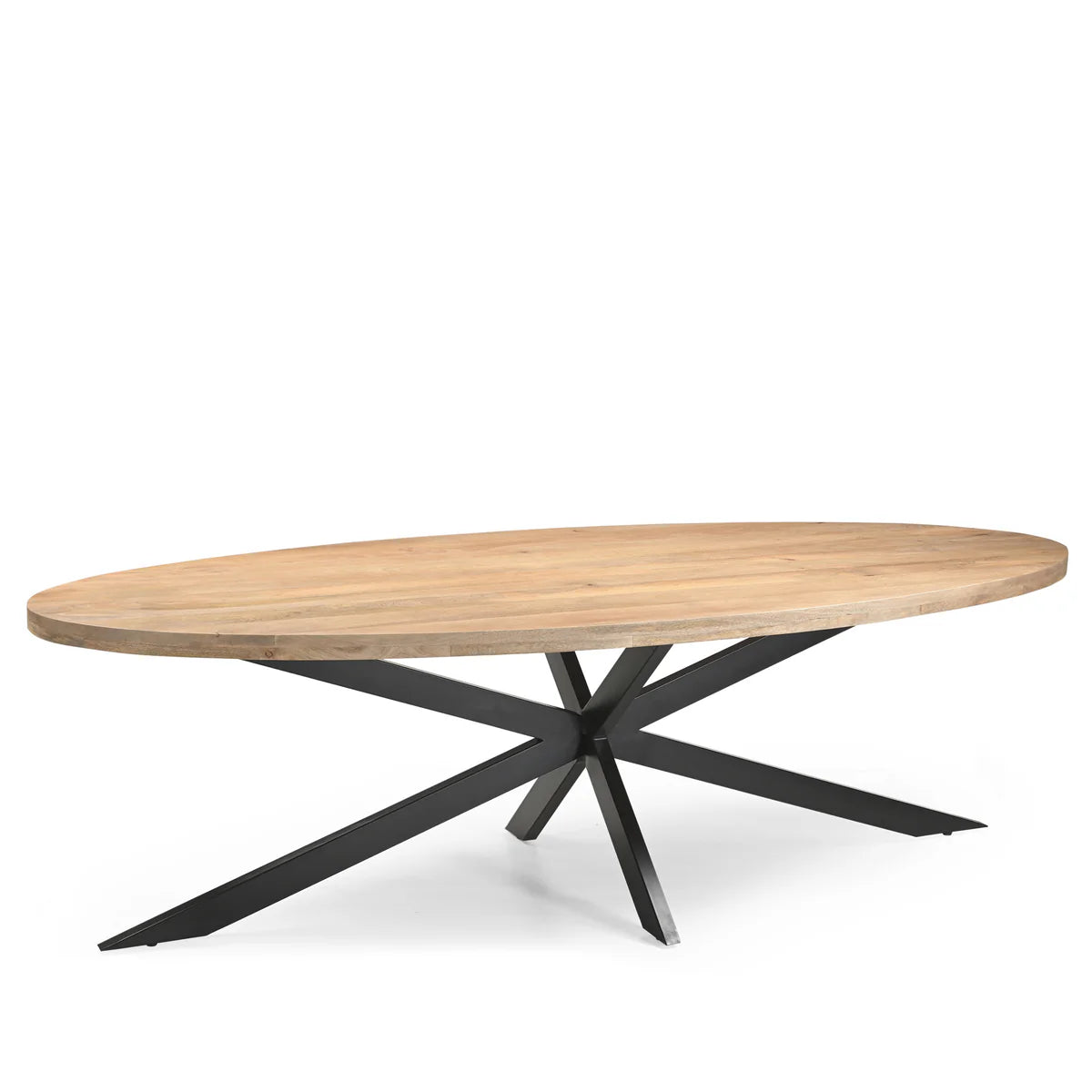 Eettafel Boris - Mangohout Ovaal