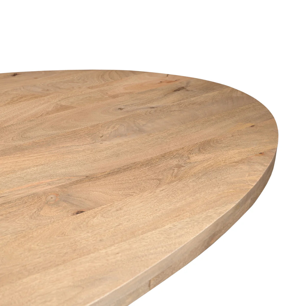 Eettafel Boris - Mangohout Ovaal