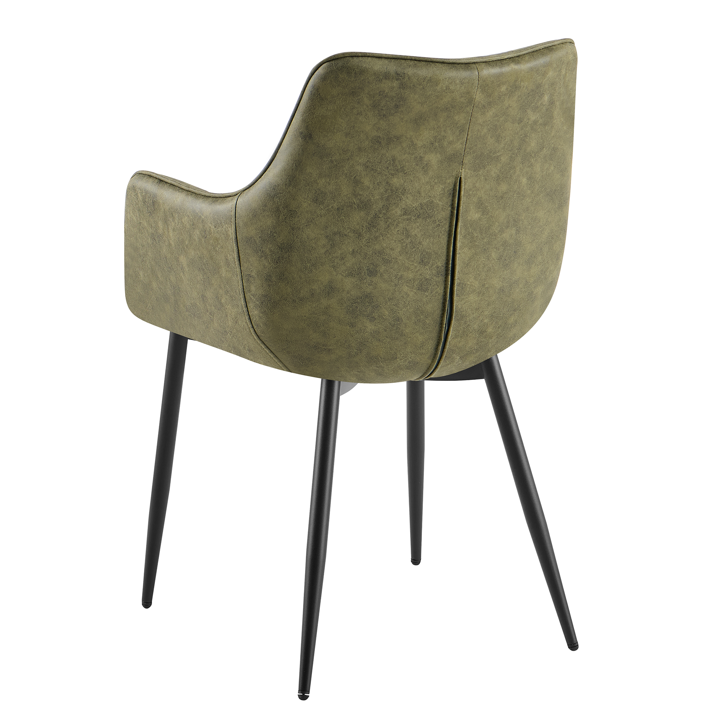 Eetkamerstoel Lucille Arm CEP 04 Army Groen