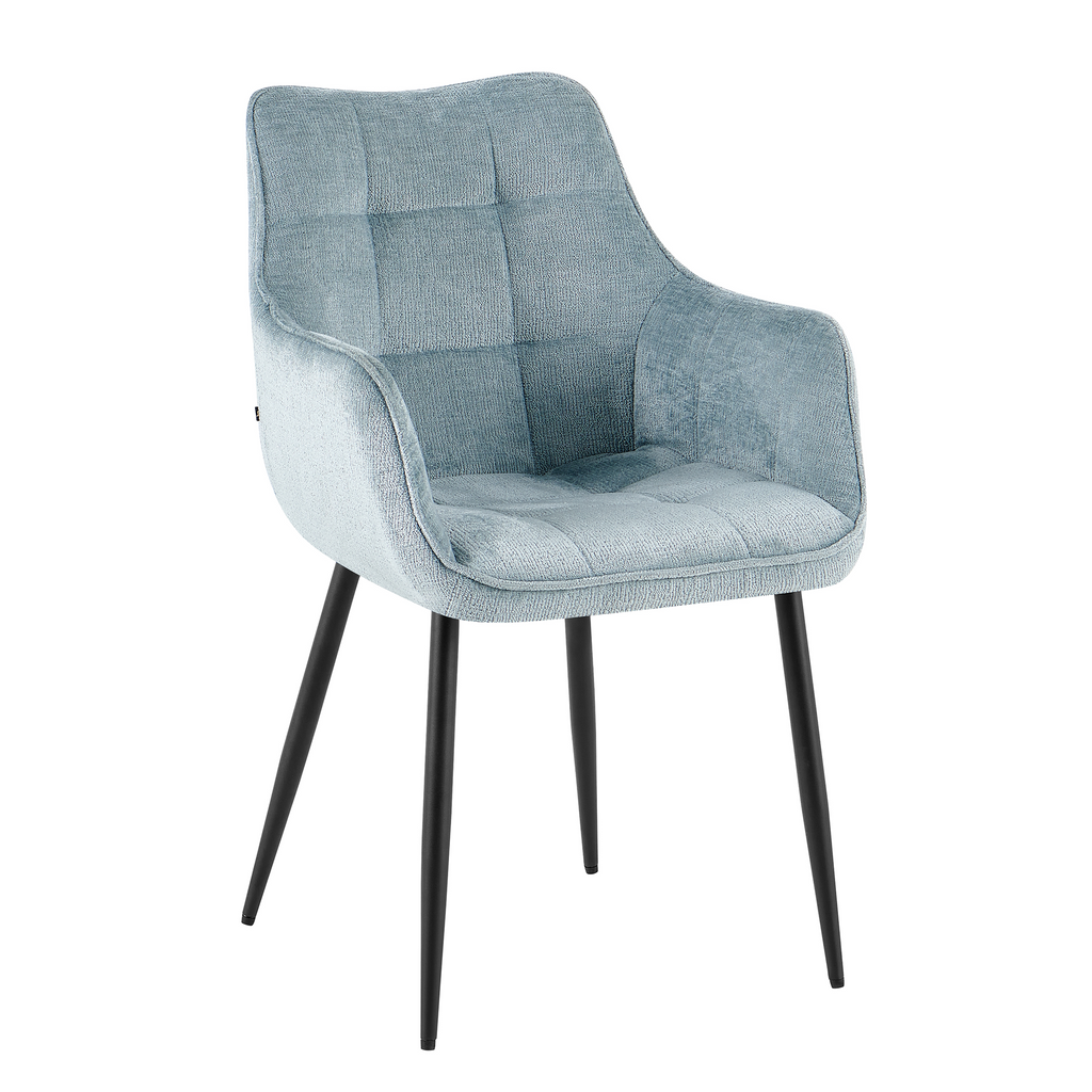 Eetkamerstoel Lucille Arm Perfect Harmony 72 Lichtblauw