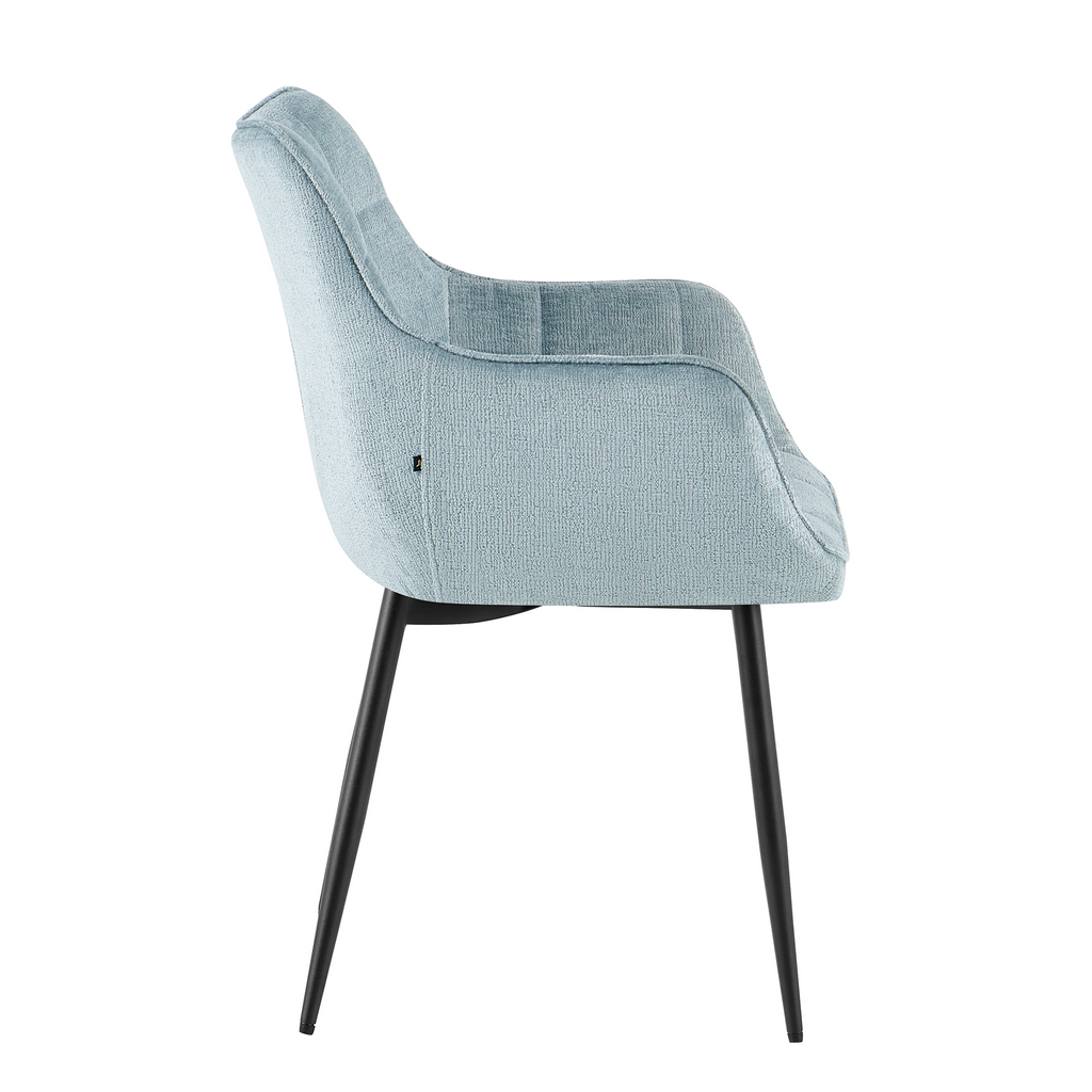 Eetkamerstoel Lucille Arm Perfect Harmony 72 Lichtblauw