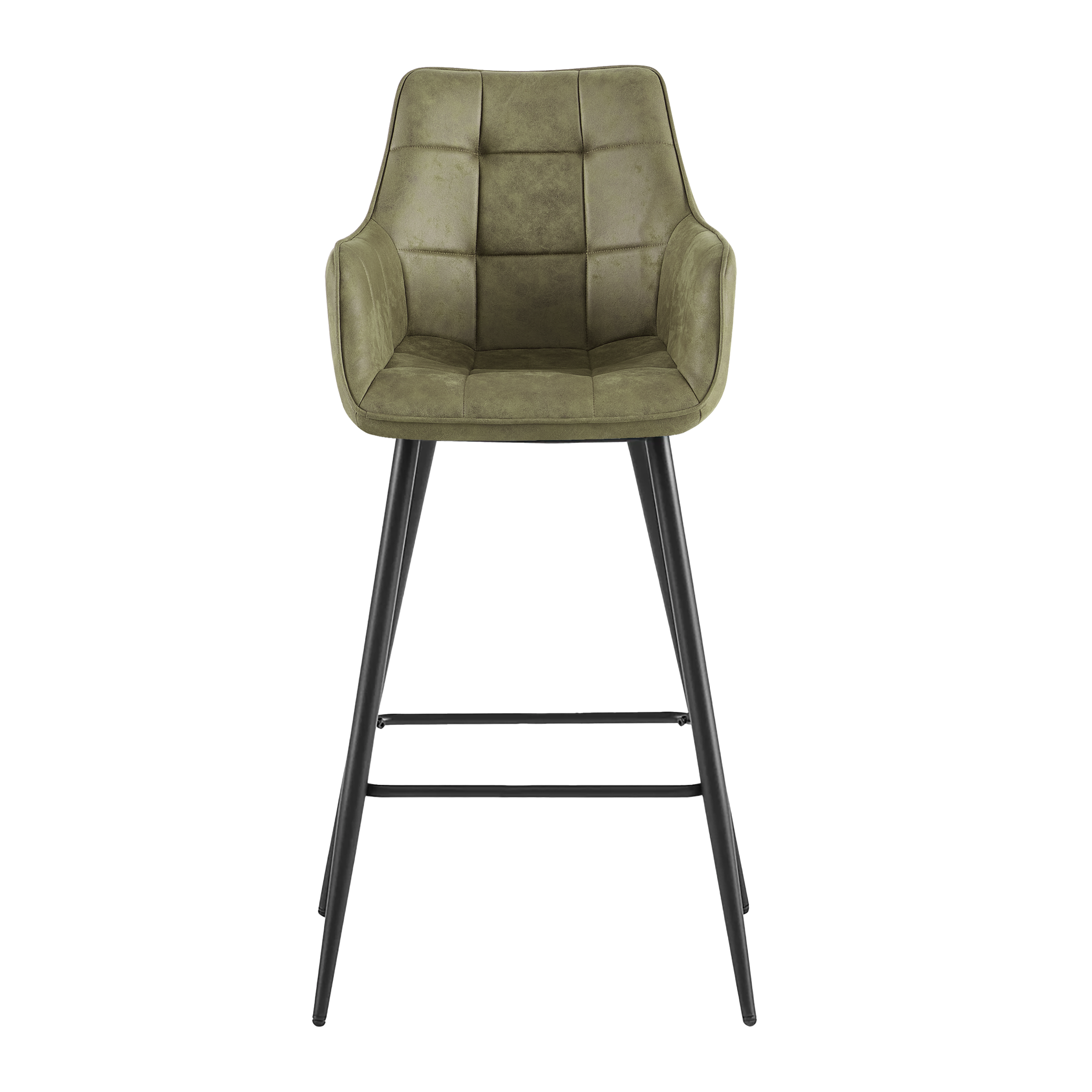 Barstoel Lucille Arm CEP 04 Army Groen