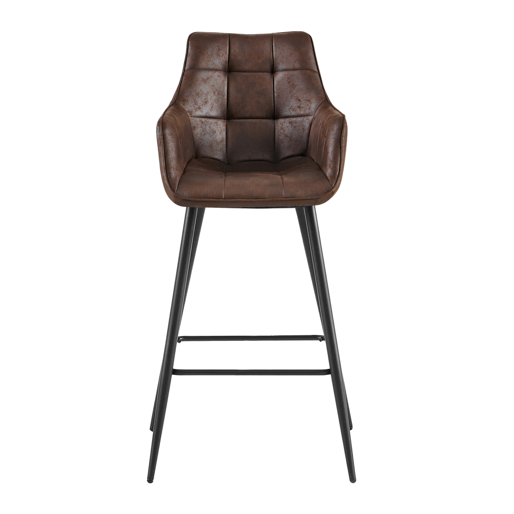 Barstoel Lucille Arm CEP 09 Donkerbruin