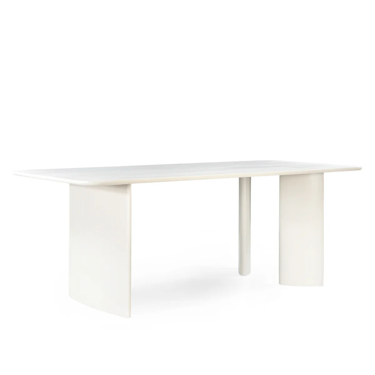 Eettafel Jade Rechthoek Creme Wit