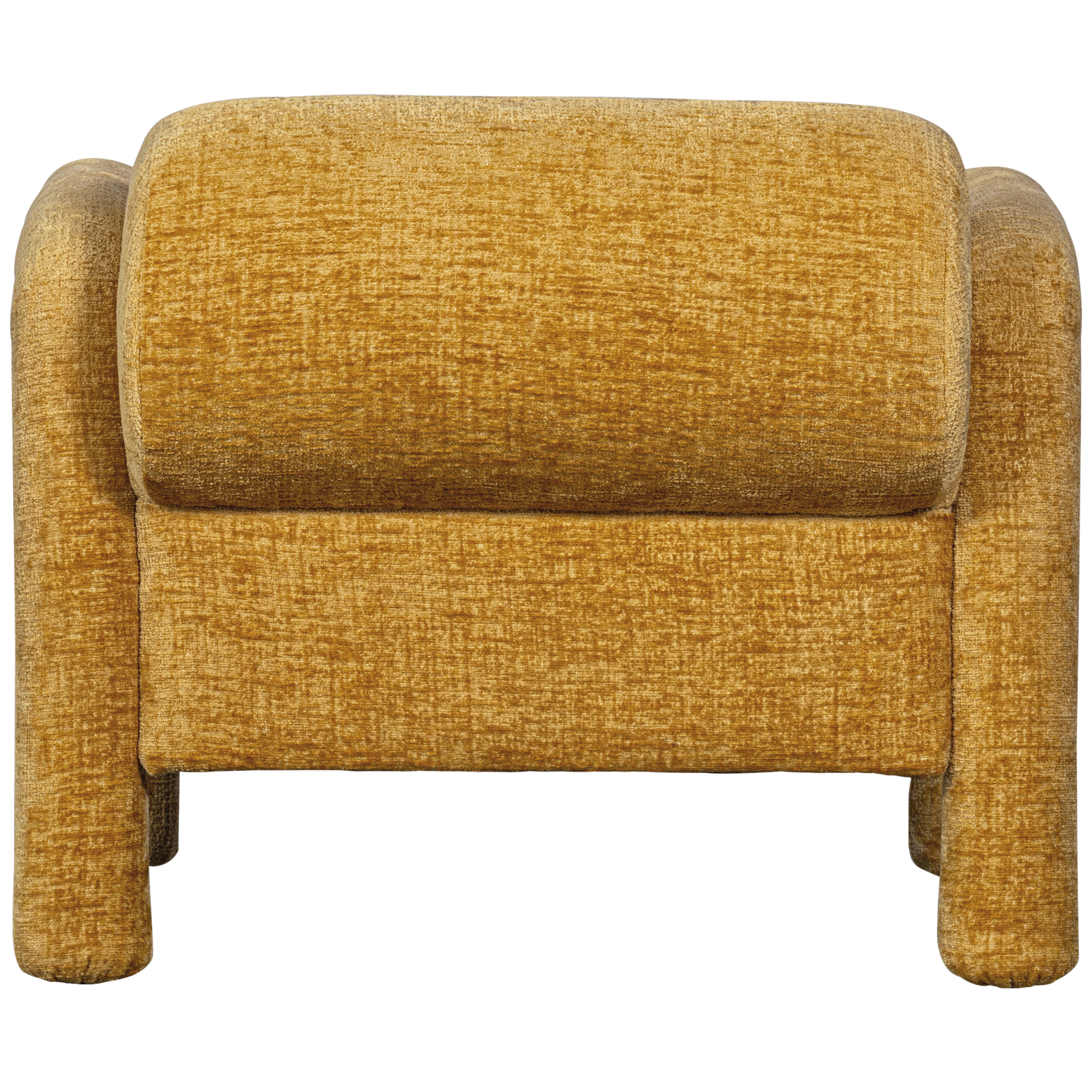 LENNY FAUTEUIL IN GROVE TEXTUUR GOUD/GEEL