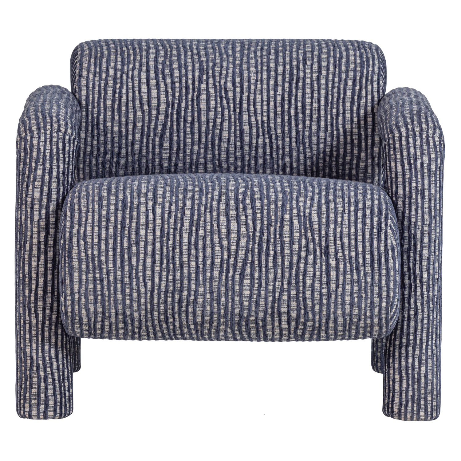 LENNY FAUTEUIL MET DESSIN GRIJSBLAUW