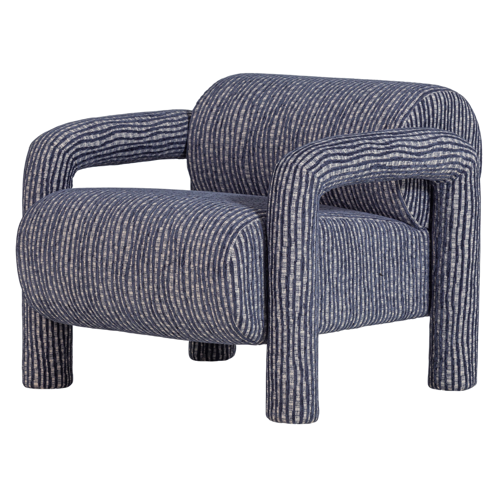LENNY FAUTEUIL MET DESSIN GRIJSBLAUW
