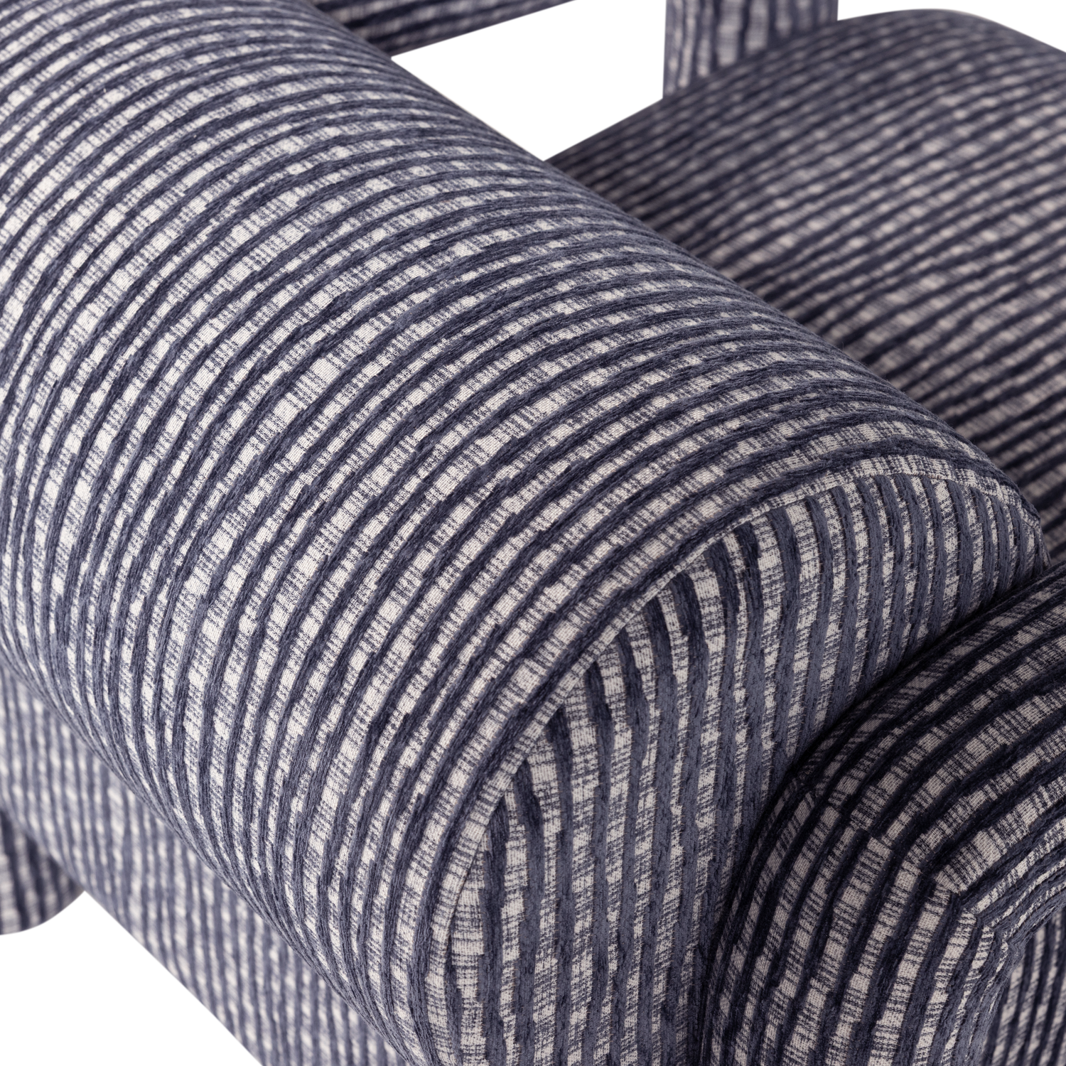 LENNY FAUTEUIL MET DESSIN GRIJSBLAUW