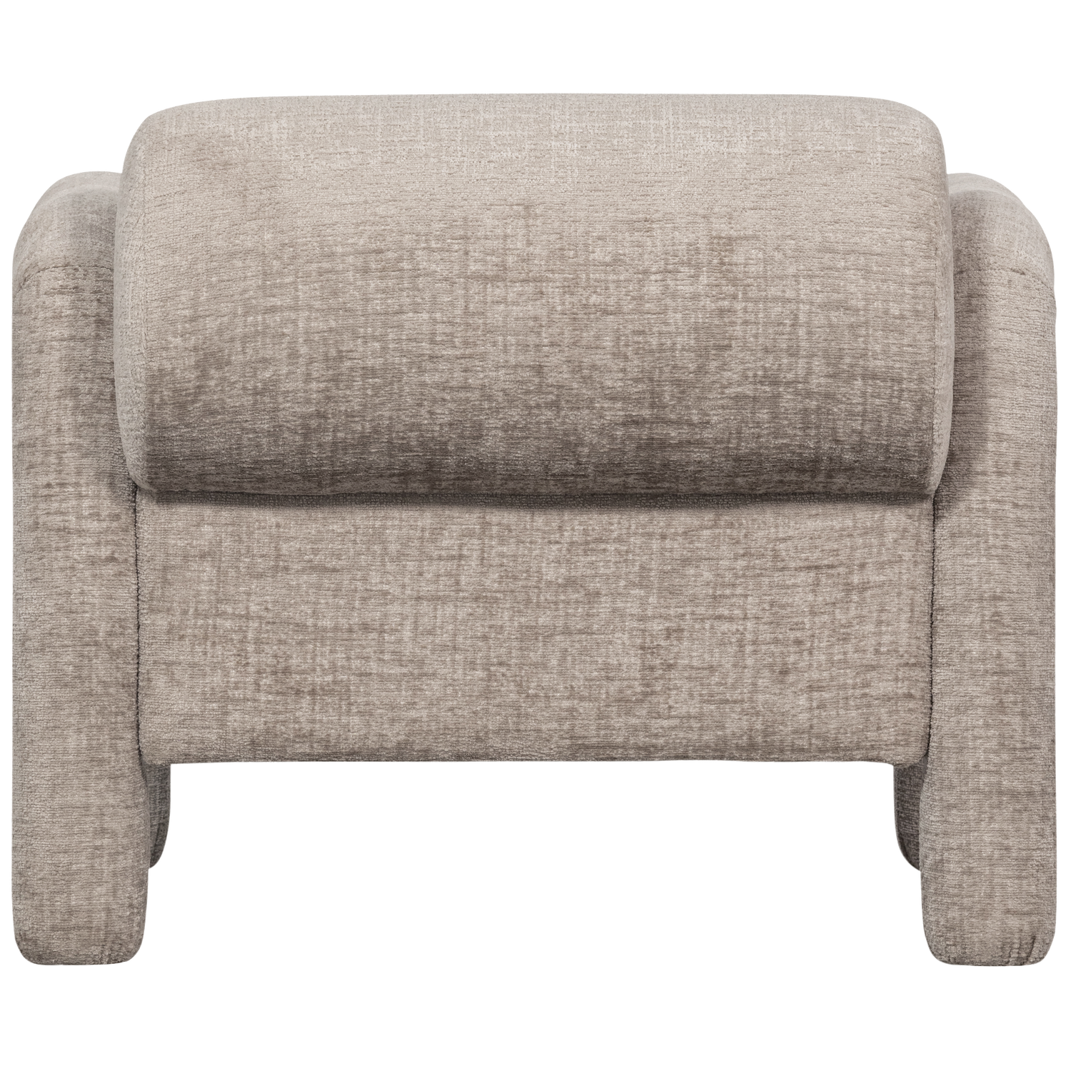 LENNY FAUTEUIL IN GROVE TEXTUUR ZAND