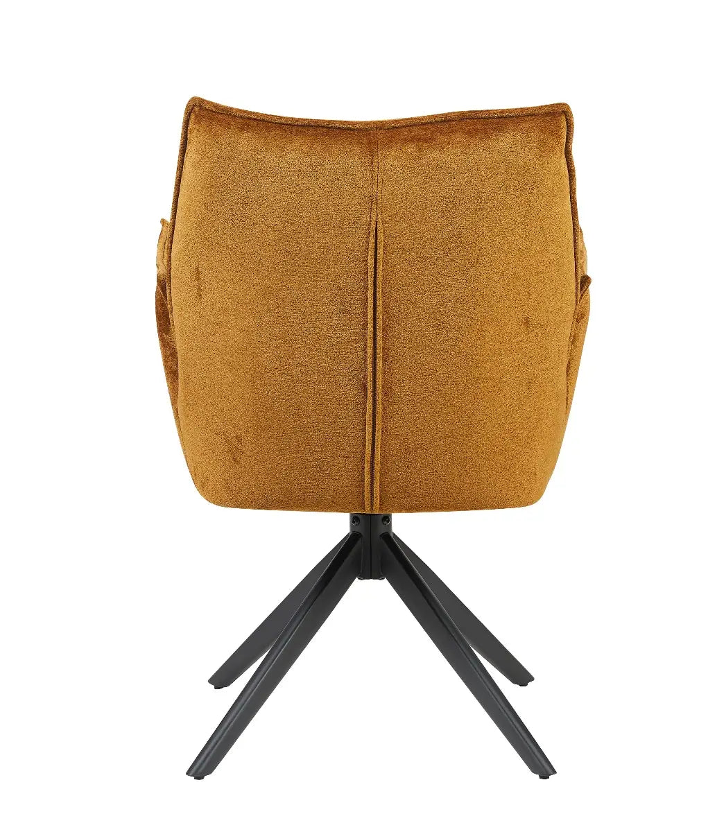 Eetkamerstoel Jamie Okergeel/Mosterd