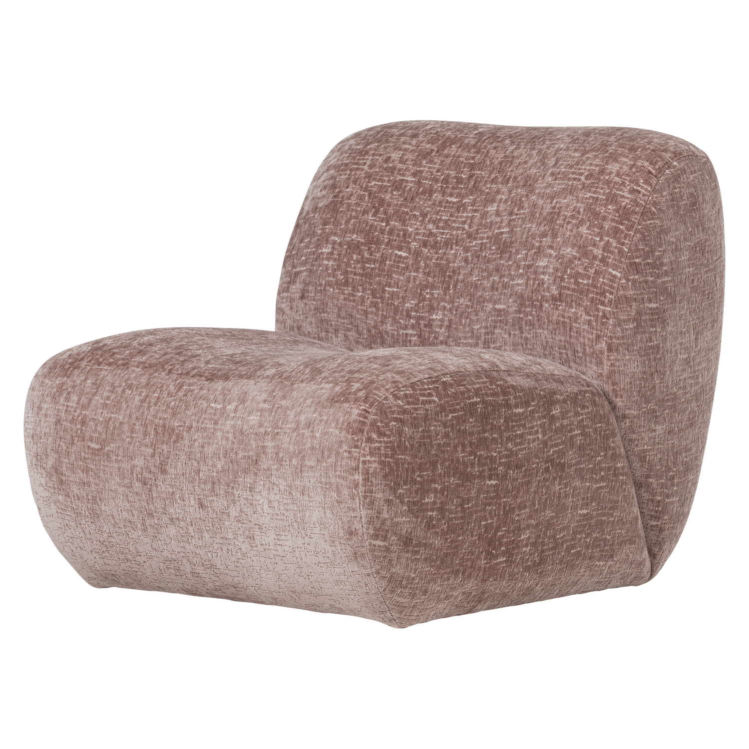 NOMU FAUTEUIL CRAQUELÉ VELVET LICHTROZE [fsc]
