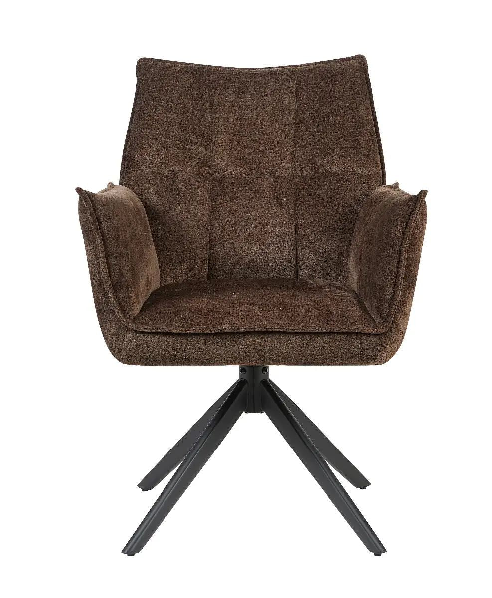 Eetkamerstoel Jamie Bruin/Chocola