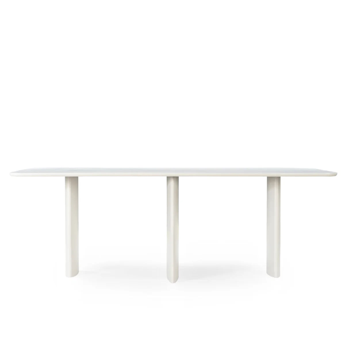 Eettafel Jade Rechthoek Creme Wit