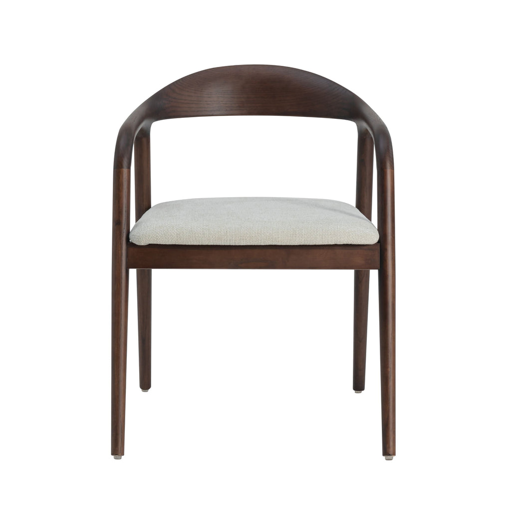 Andrea Walnoot Eetkamerstoel - Japandi Beige