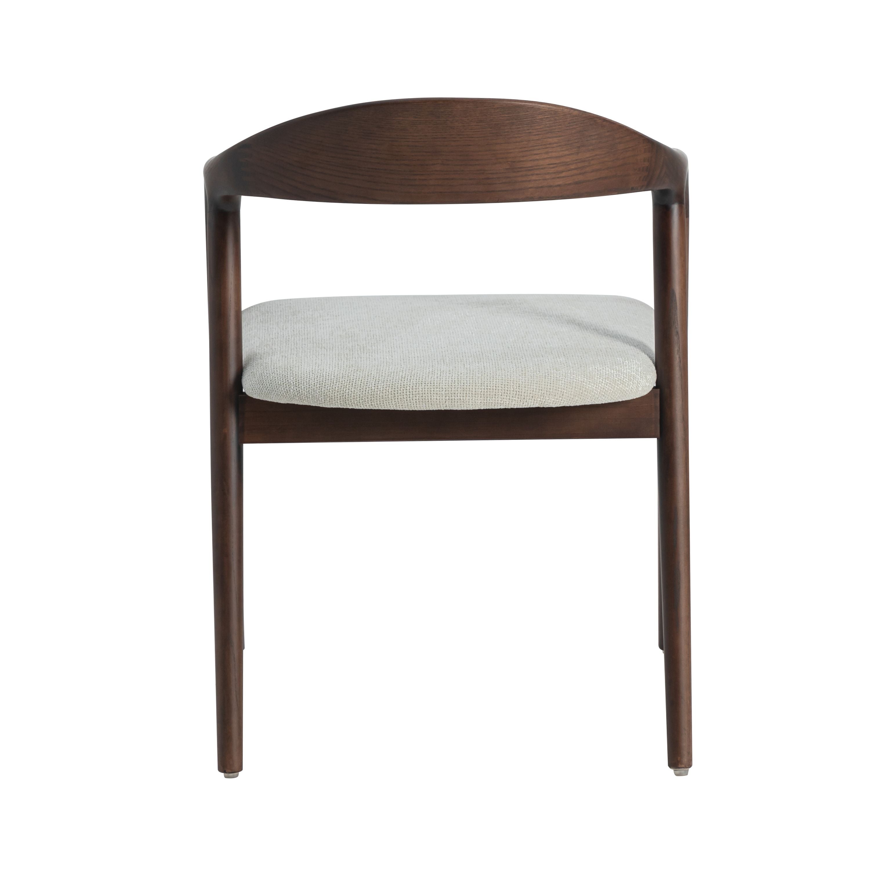 Andrea Walnoot Eetkamerstoel - Japandi Beige