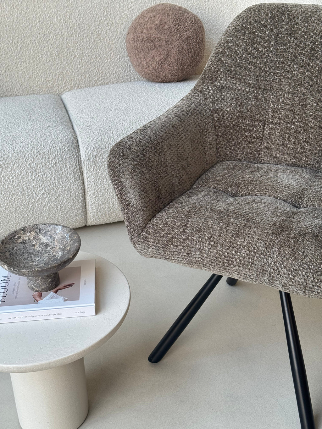 Breeze Draaistoel - Khaki - Chenille