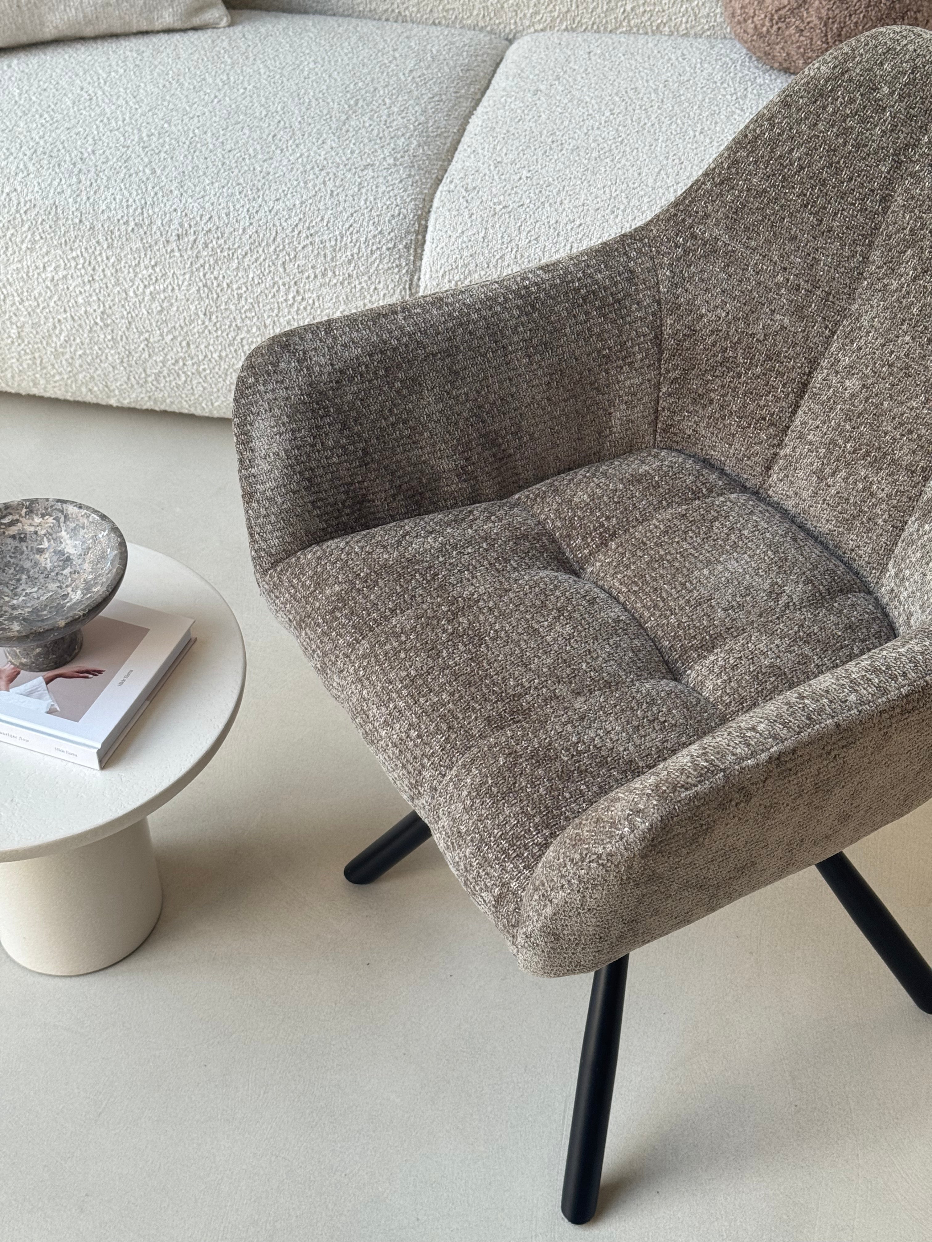 Breeze Draaistoel - Khaki - Chenille