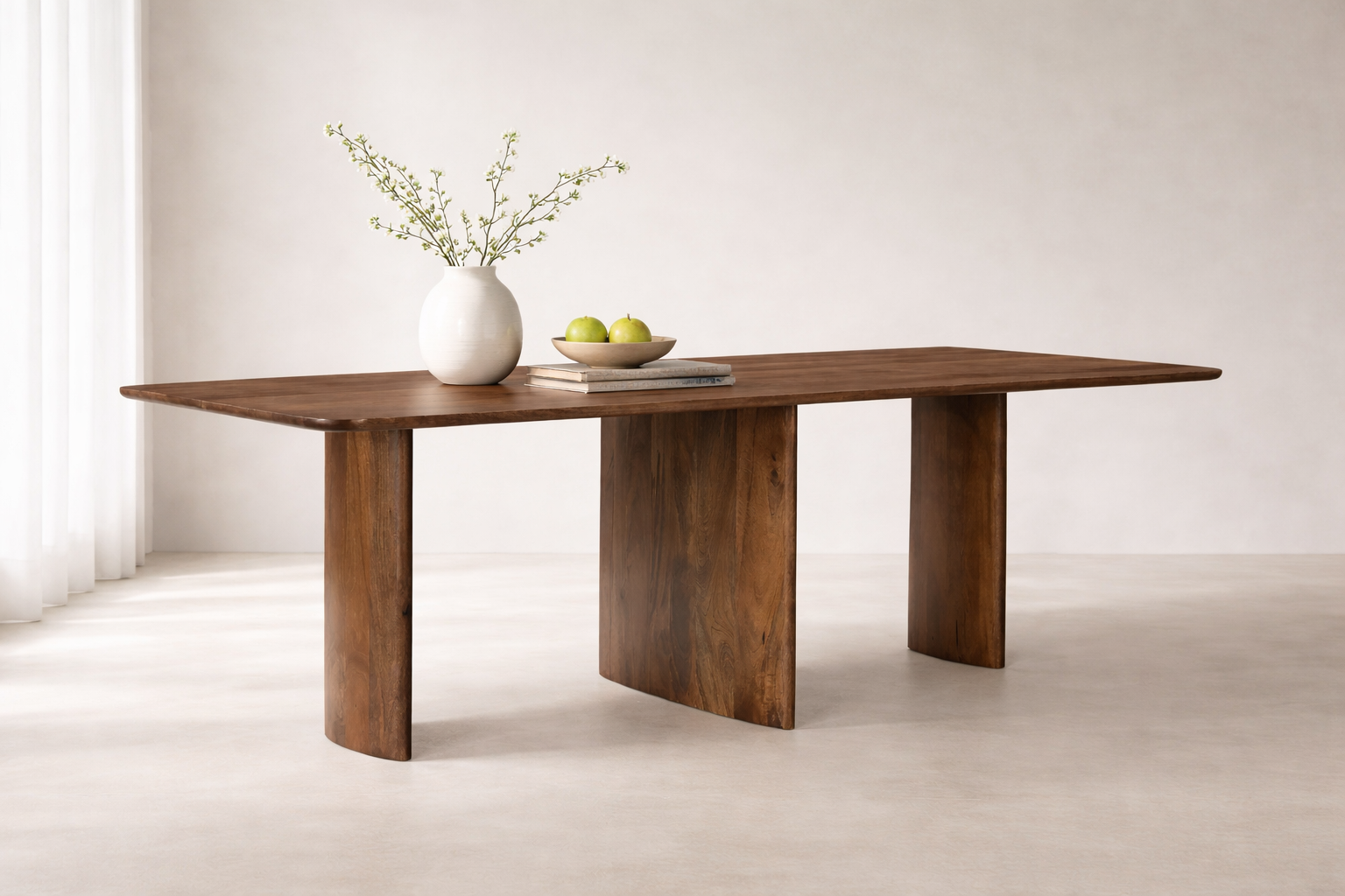 Eettafel Jade Rechthoek Walnoot bruin