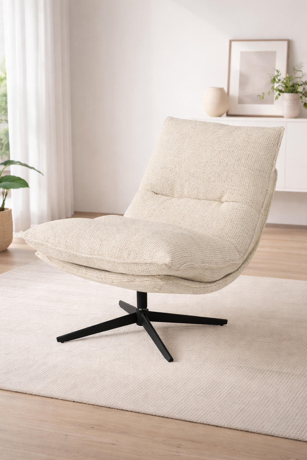 Draaifauteuil Nora Naturel