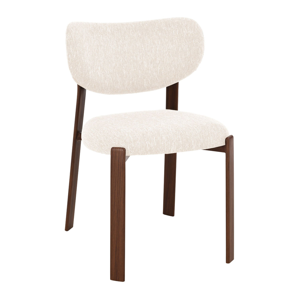 Jane Eetkamerstoel - Beige Walnoot