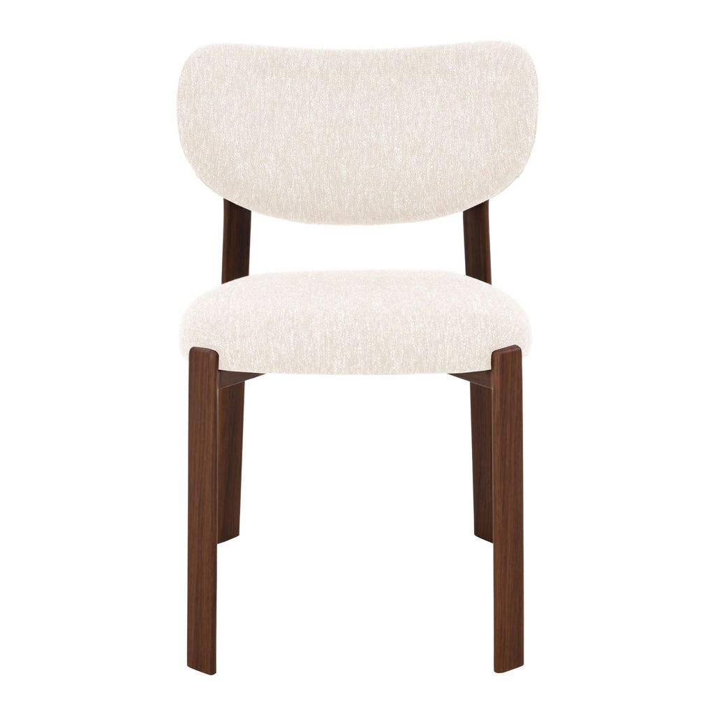 Jane Eetkamerstoel - Beige Walnoot