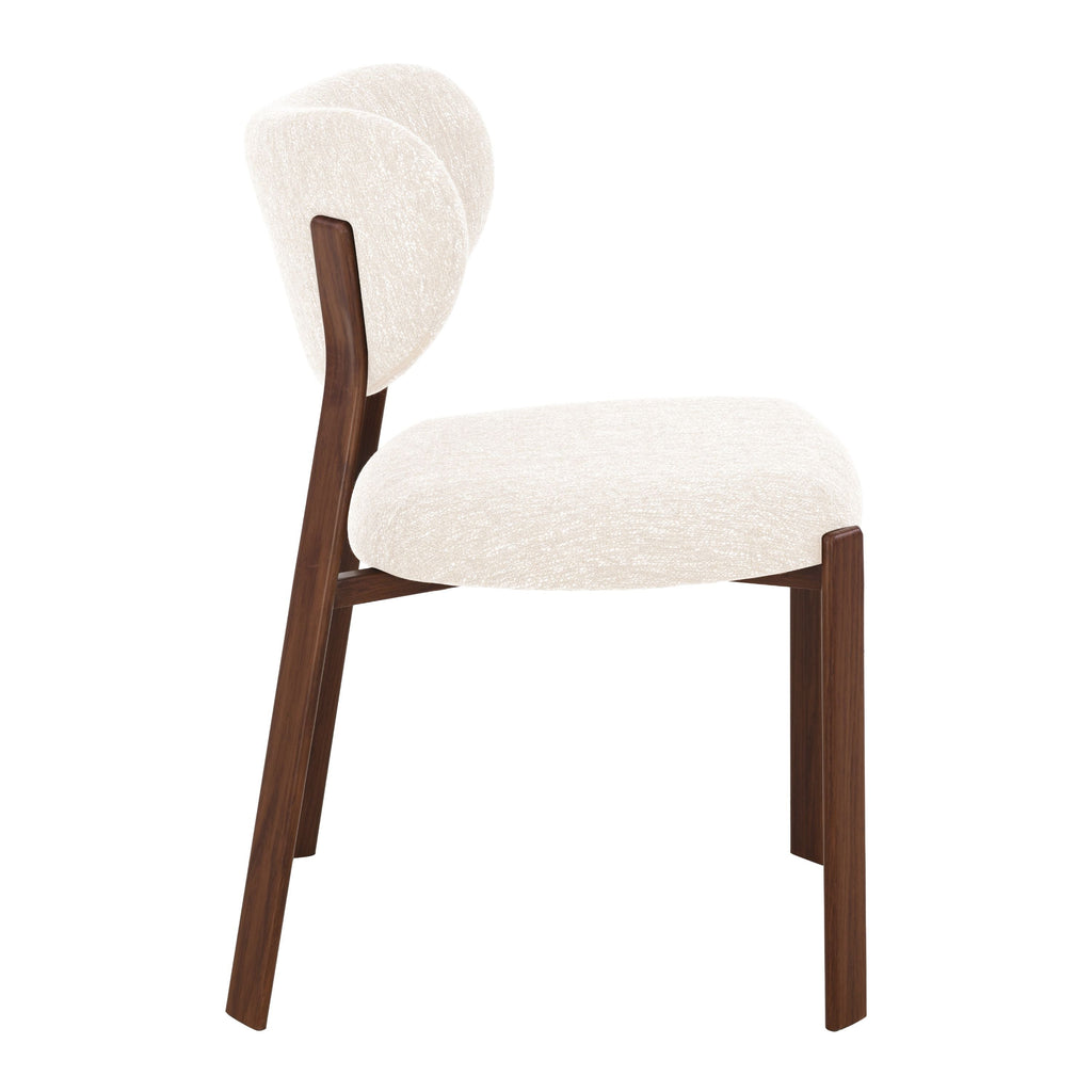 Jane Eetkamerstoel - Beige Walnoot