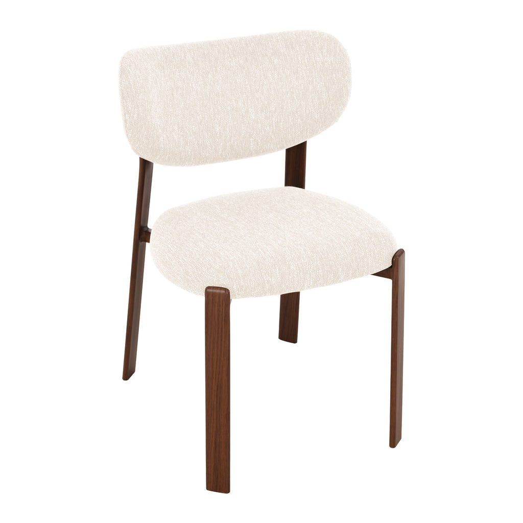 Jane Eetkamerstoel - Beige Walnoot