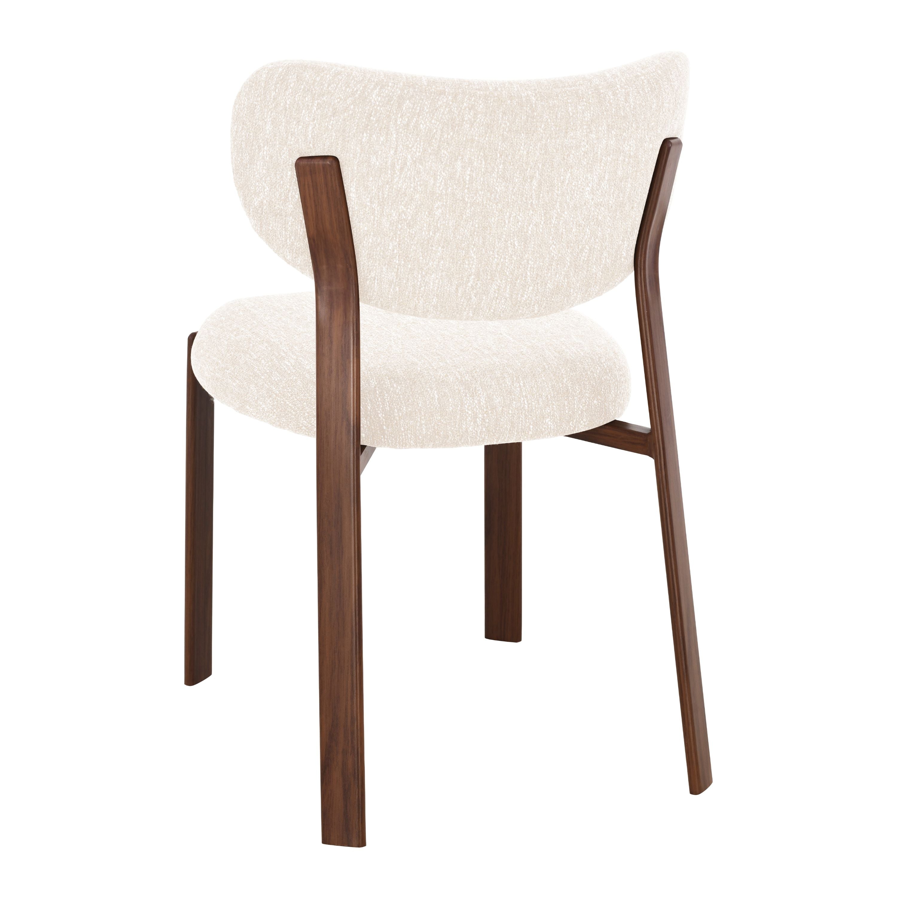 Jane Eetkamerstoel - Beige Walnoot