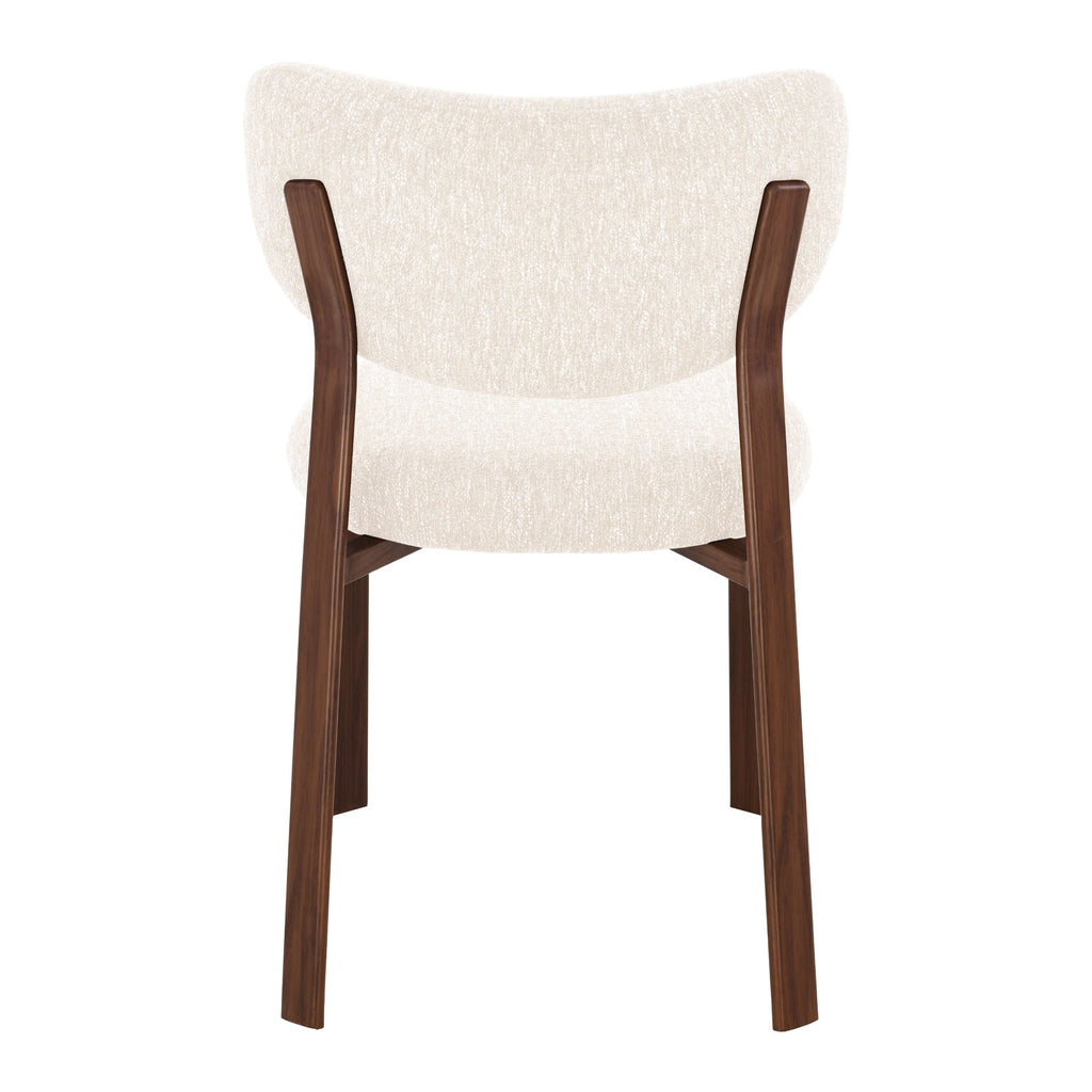Jane Eetkamerstoel - Beige Walnoot