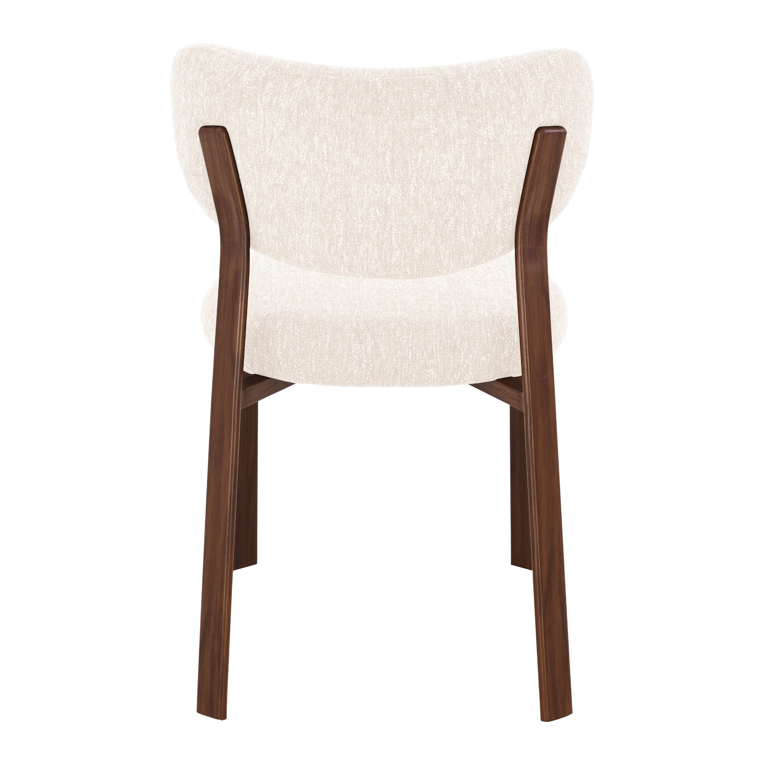 Jane Eetkamerstoel - Beige Walnoot