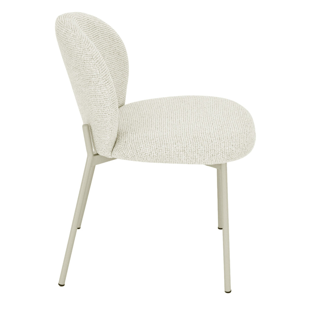 Ruby Eetkamerstoel - Beige Chenille