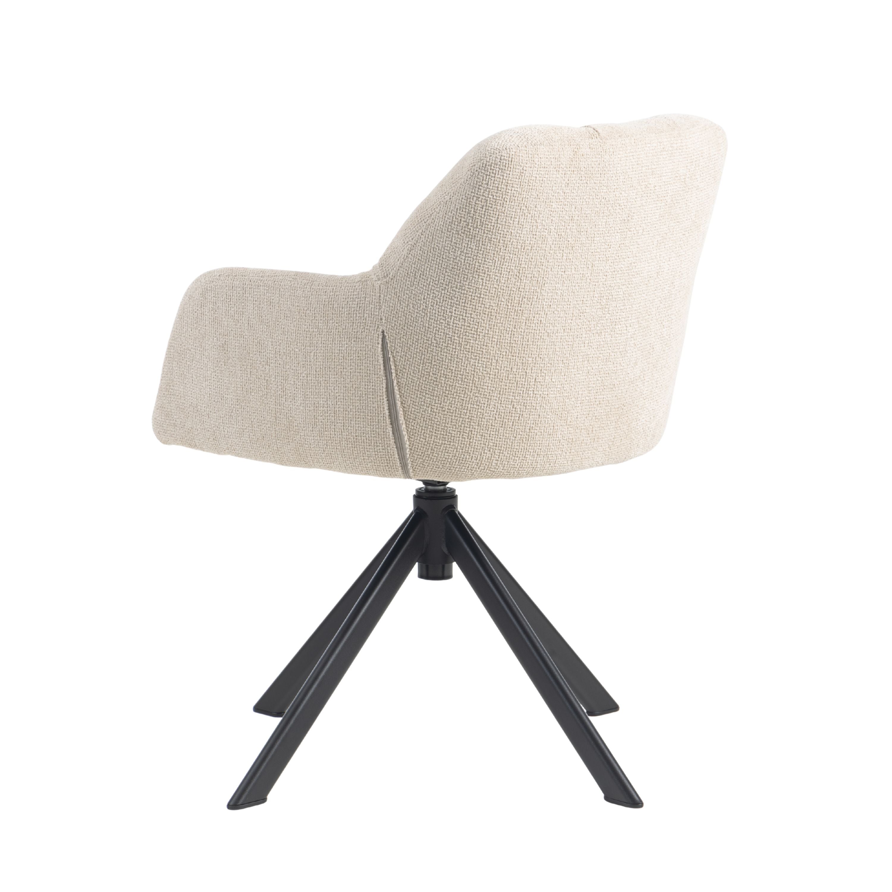 Tess Eetkamerstoel - Beige