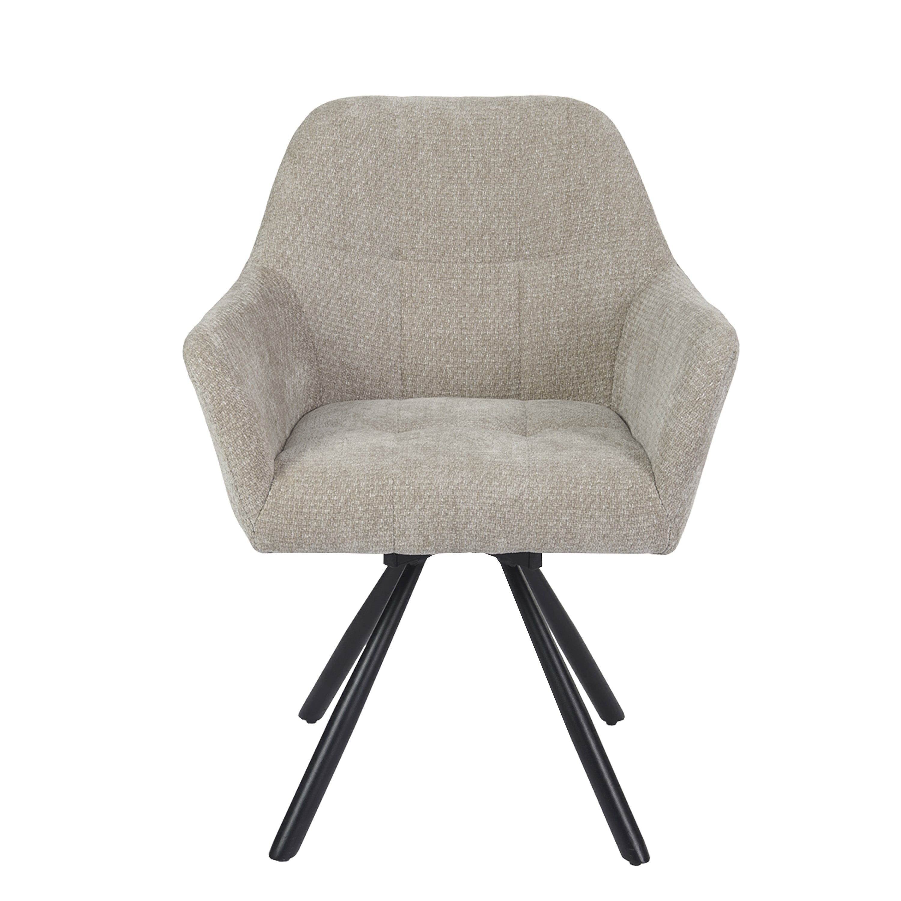 Breeze Draaistoel - Beige - Chenille