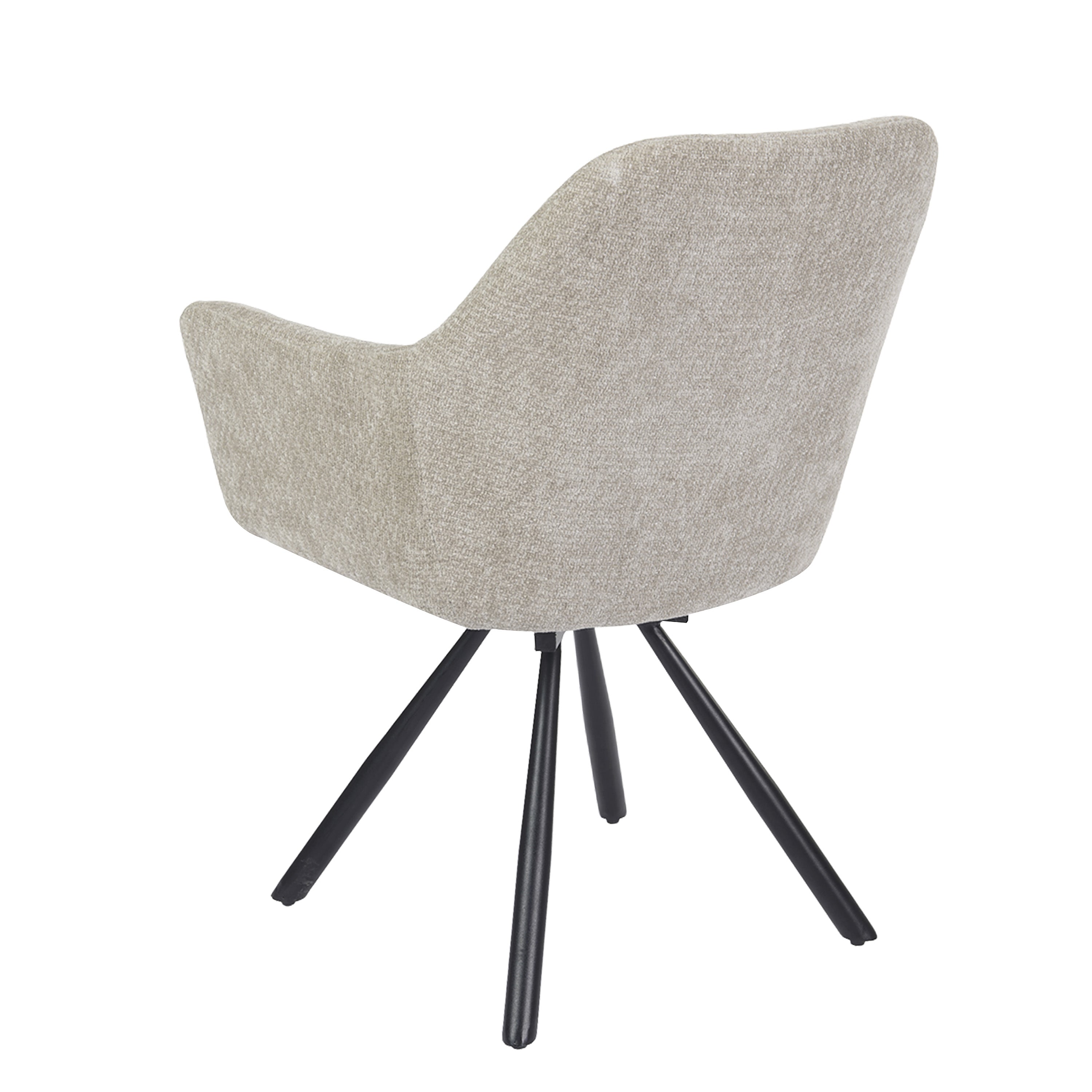 Breeze Draaistoel - Beige - Chenille