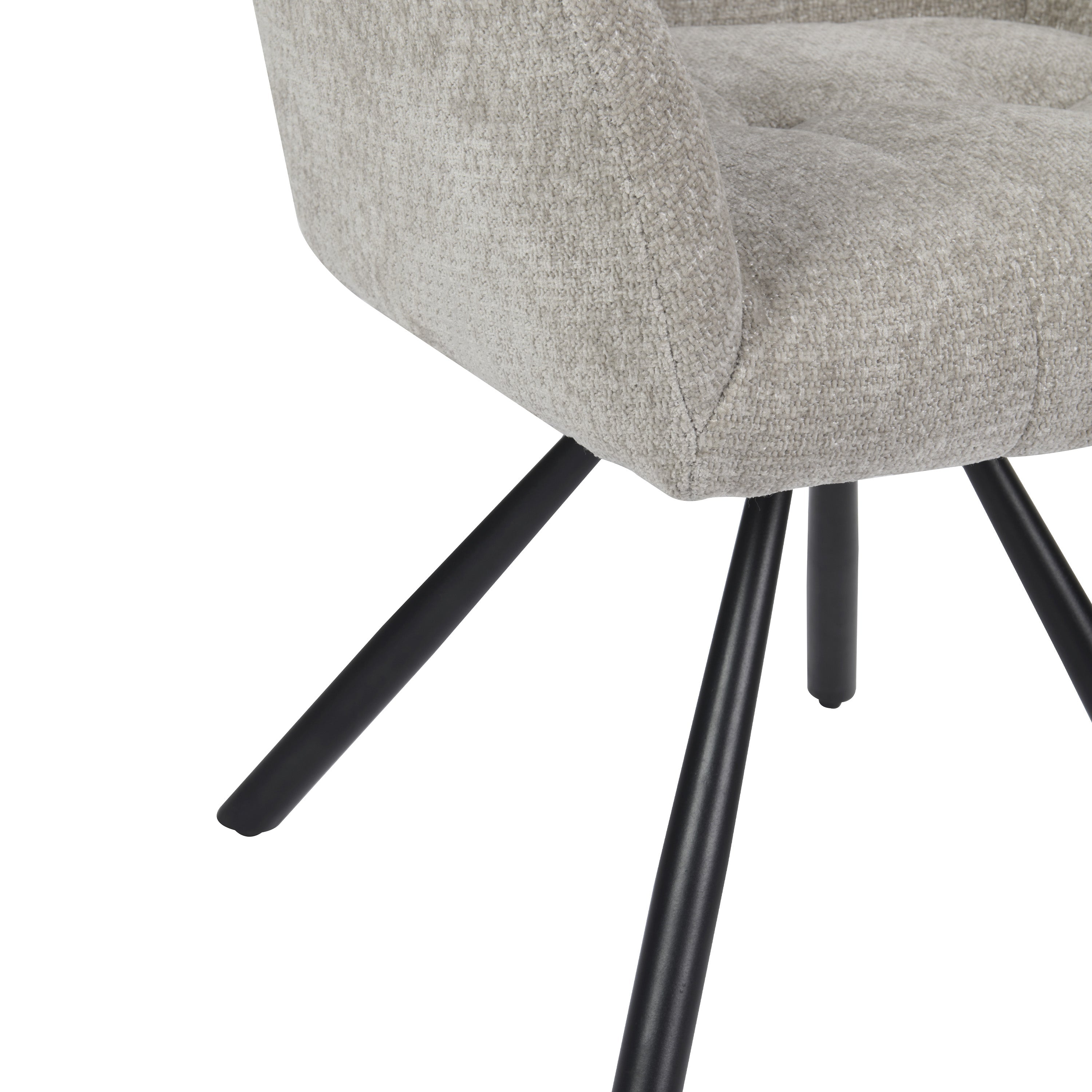 Breeze Draaistoel - Beige - Chenille