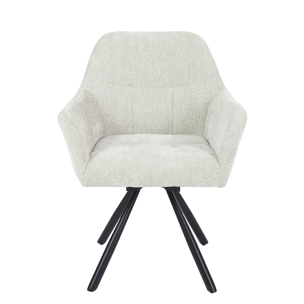 Breeze Draaistoel - Ecru - Chenille