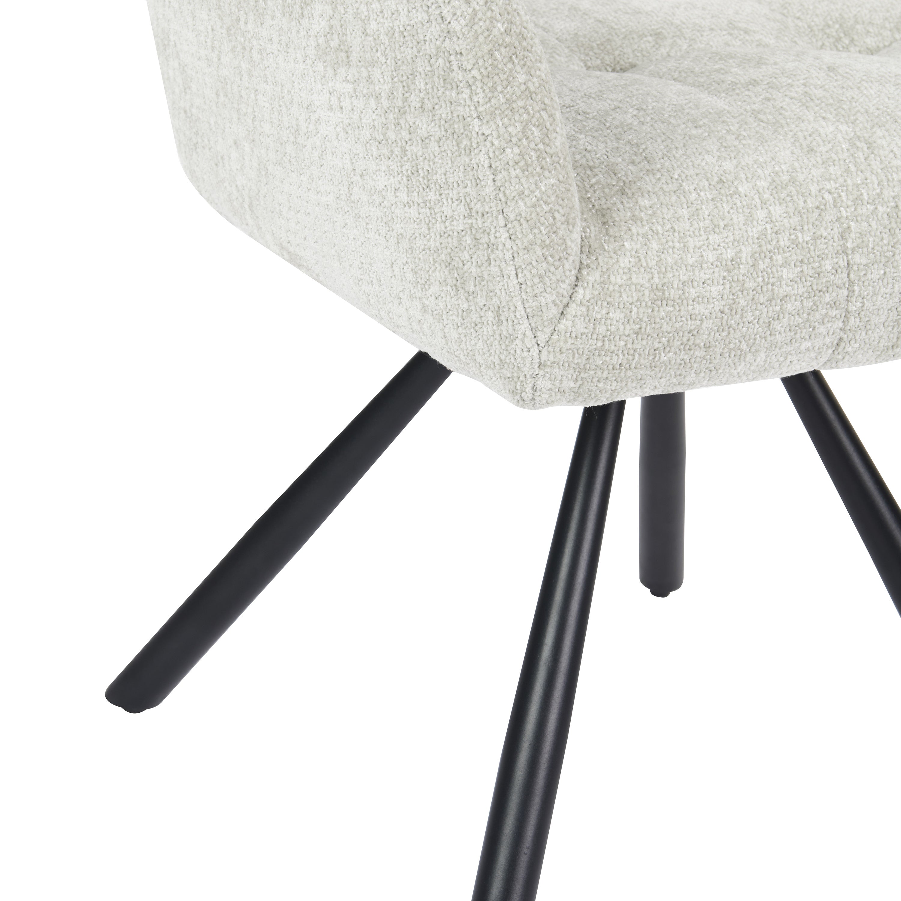 Breeze Draaistoel - Ecru - Chenille