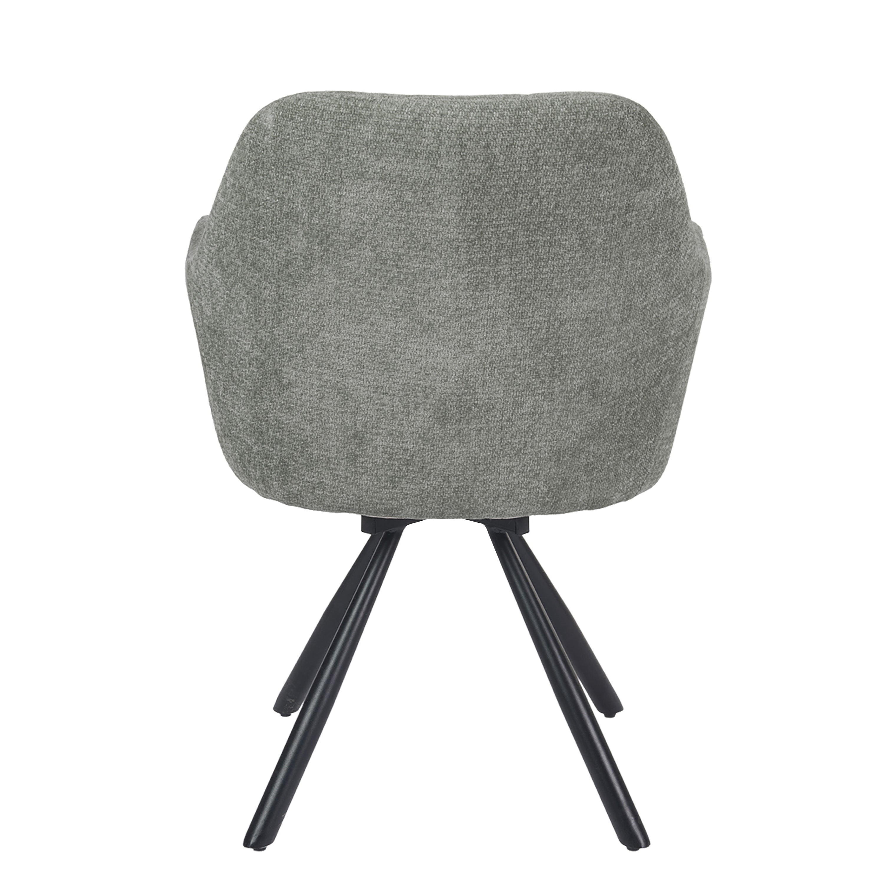 Breeze Draaistoel - Grijs - Chenille