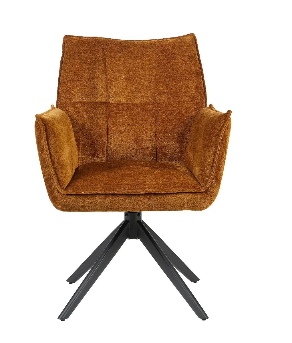 Eetkamerstoel Jamie Okergeel/Mosterd