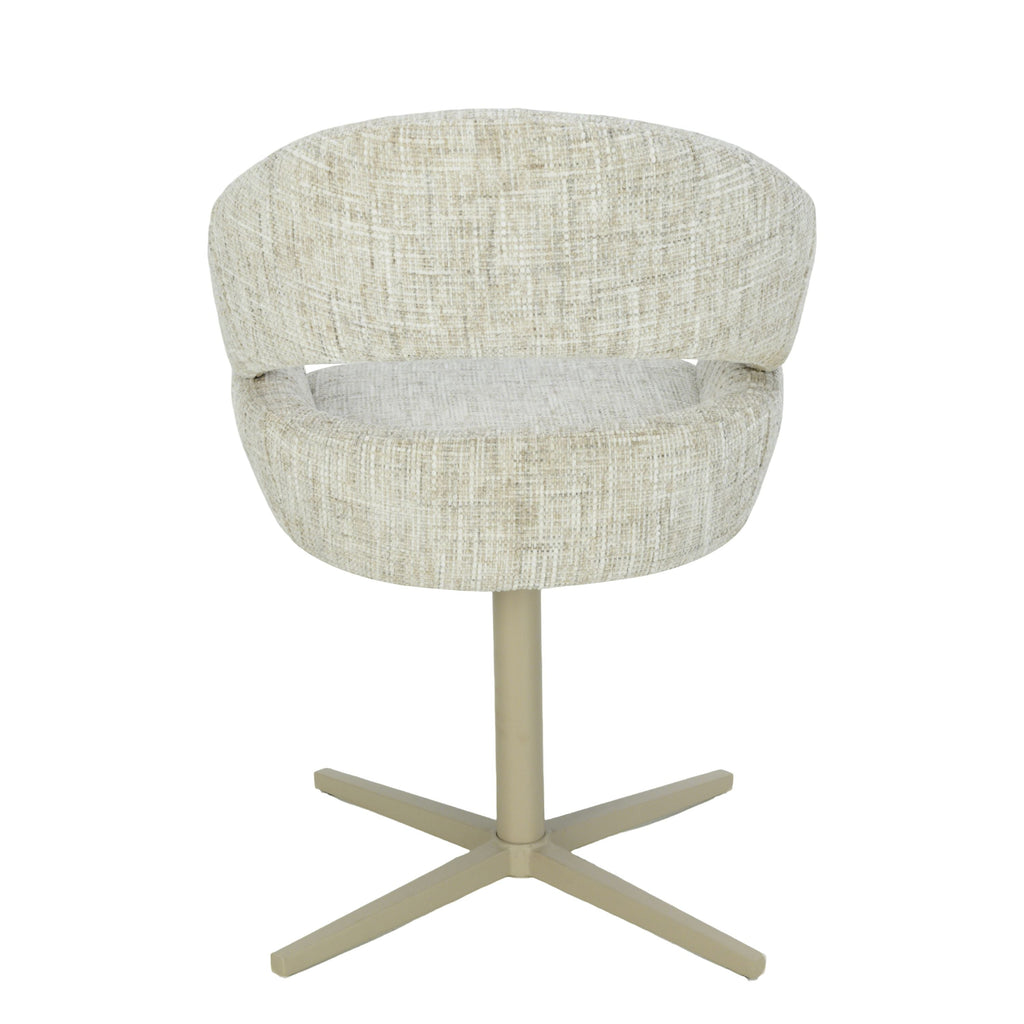 Clover Draaistoel - Zand - Chenille