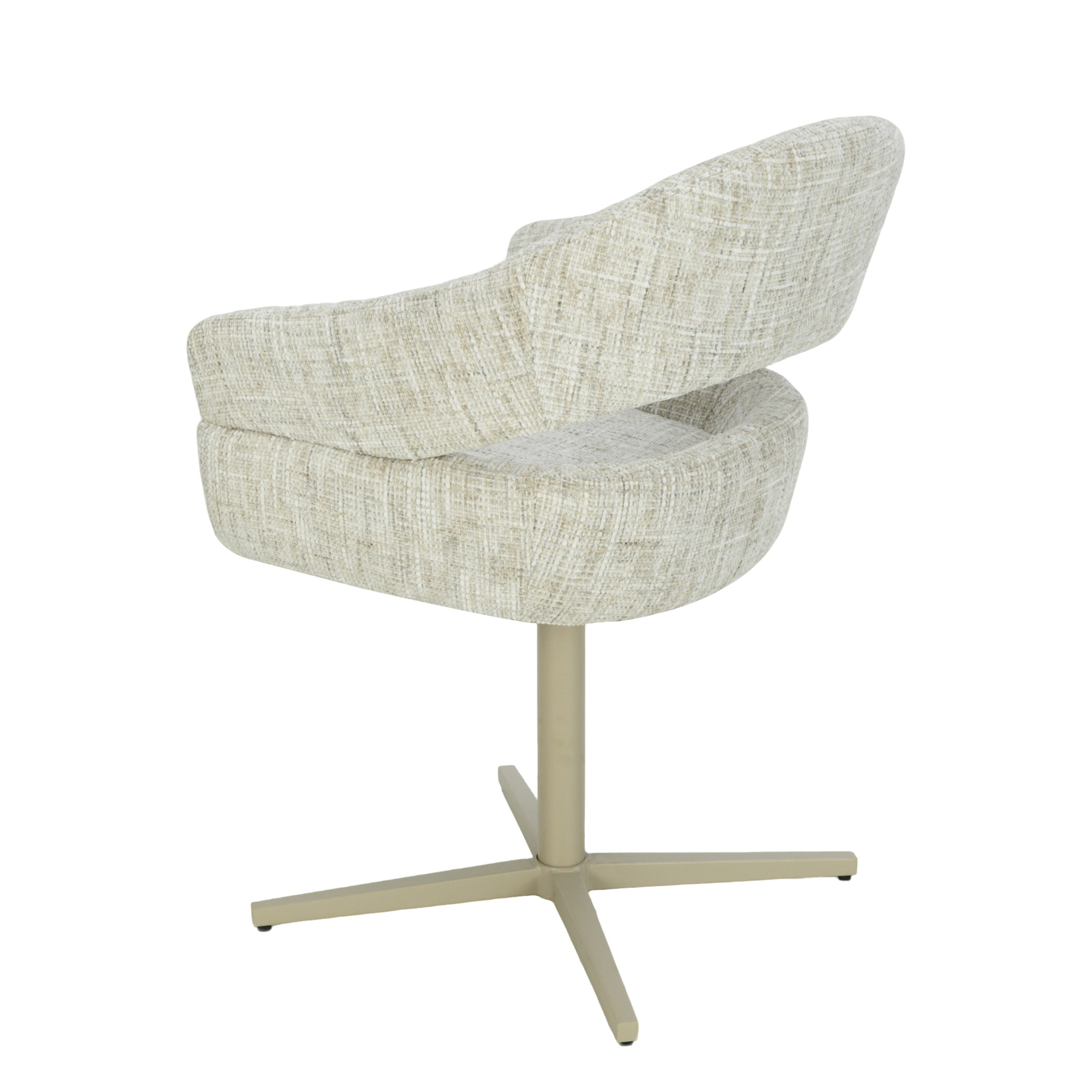 Clover Draaistoel - Zand - Chenille
