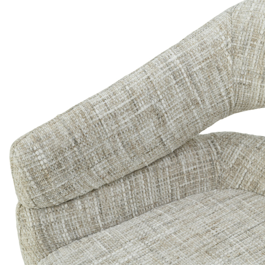 Clover Draaistoel - Zand - Chenille