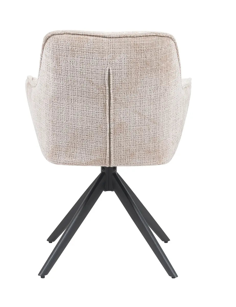 Eetkamerstoel Elise Beige Draaibaar