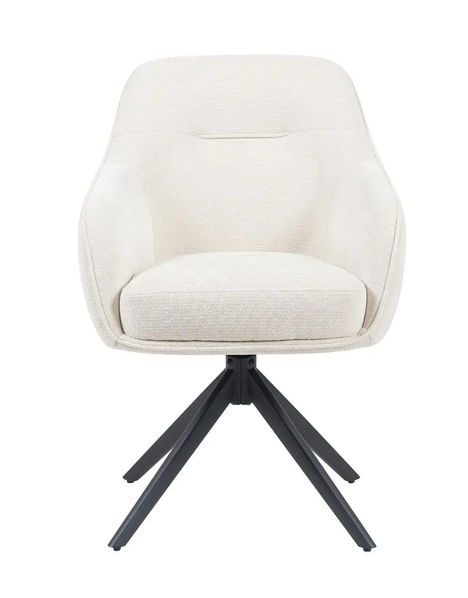 Eetkamerstoel Evi Creme Wit