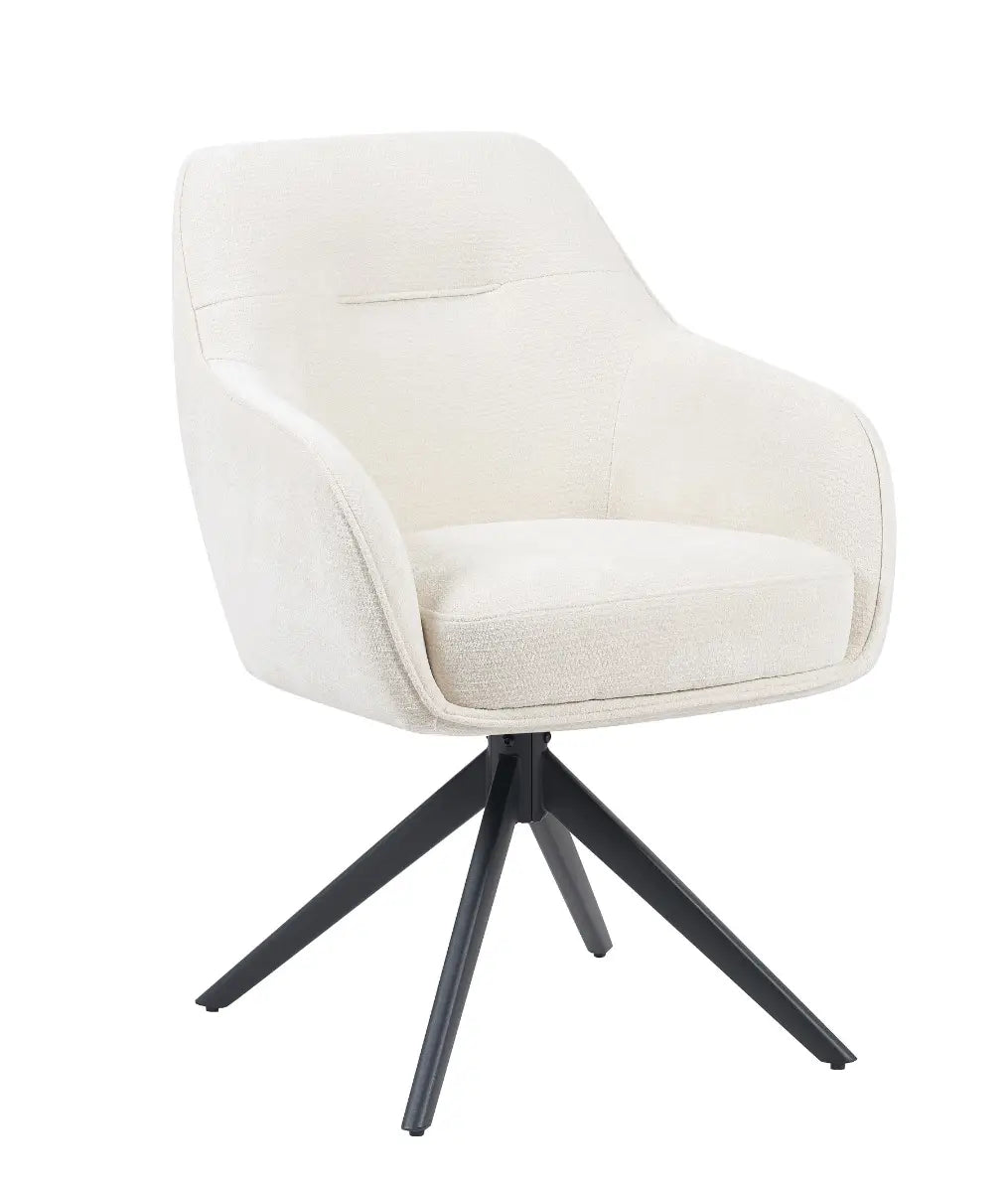 Eetkamerstoel Evi Creme Wit