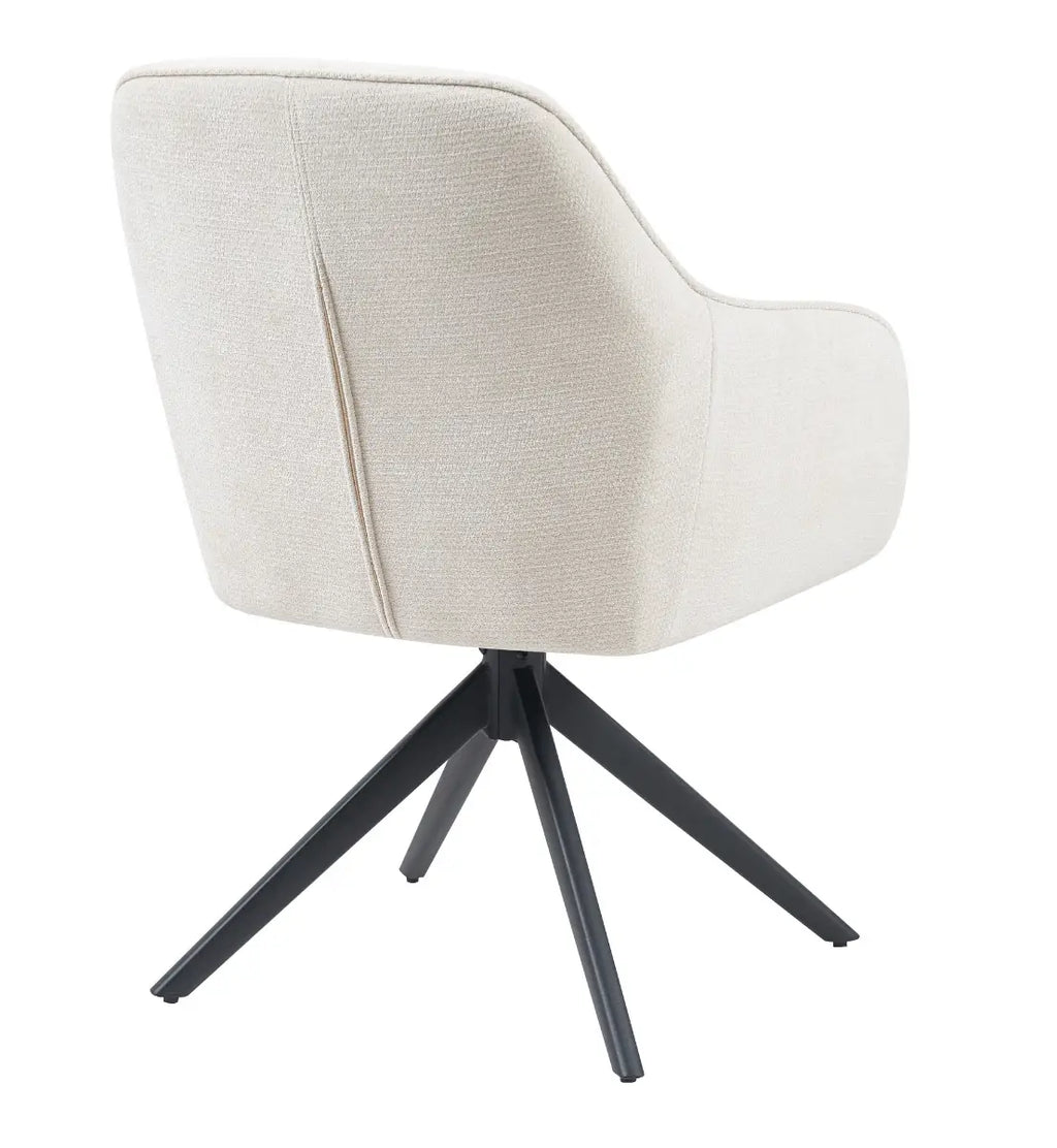 Eetkamerstoel Evi Creme Wit