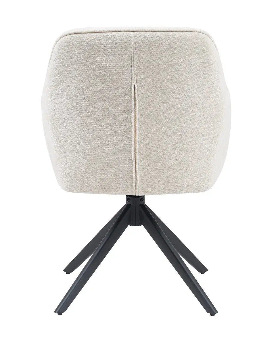 Eetkamerstoel Evi Creme Wit